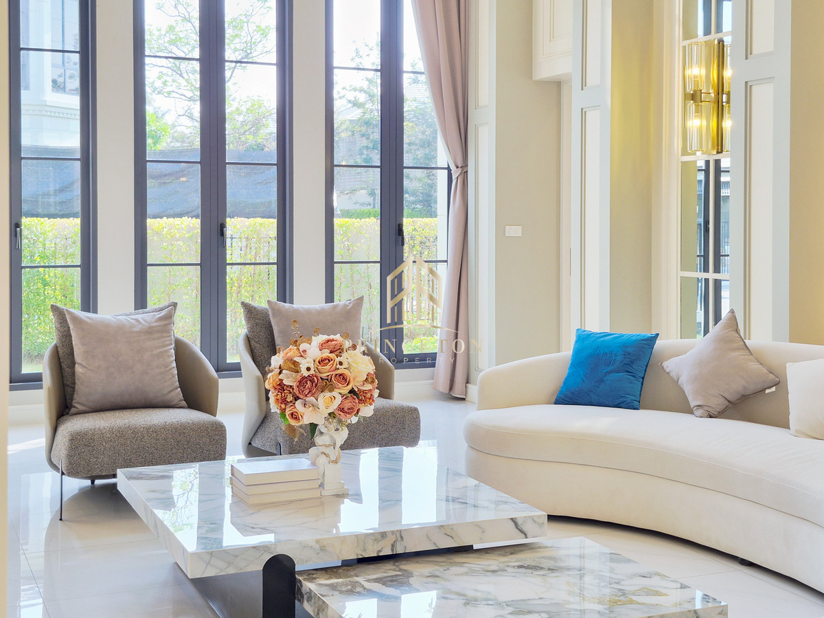 บ้านพัฒนาการ ศรีนครินทร์ : บ้านหรูสไตล์คฤหาสน์ นาราสิริ กรุงเทพกรีฑา 📞 092-4252445 Narasiri Krungthep Kreetha