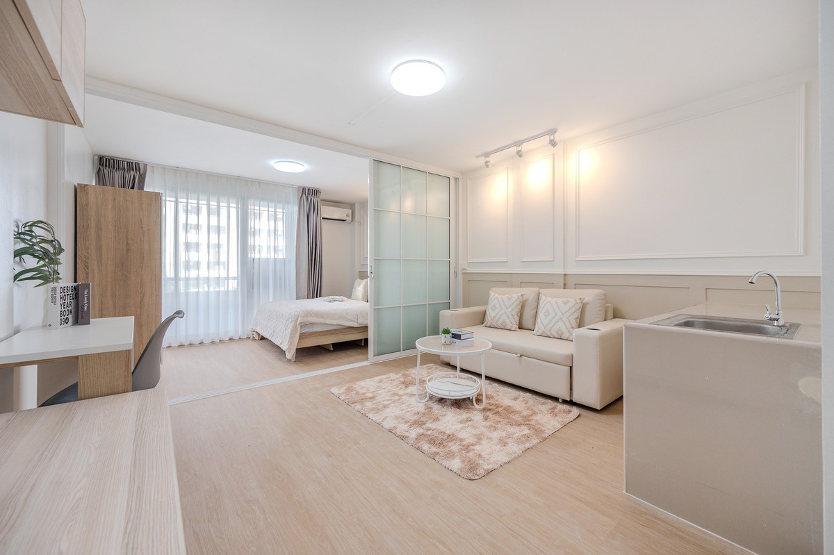 For SaleCondoLadprao101, Happy Land, The Mall Bang Kapi : 🎲 Salary 15,xxx baht or more, get a full loan 💯%, easy installments starting at 5,xxx baht🤩🎮