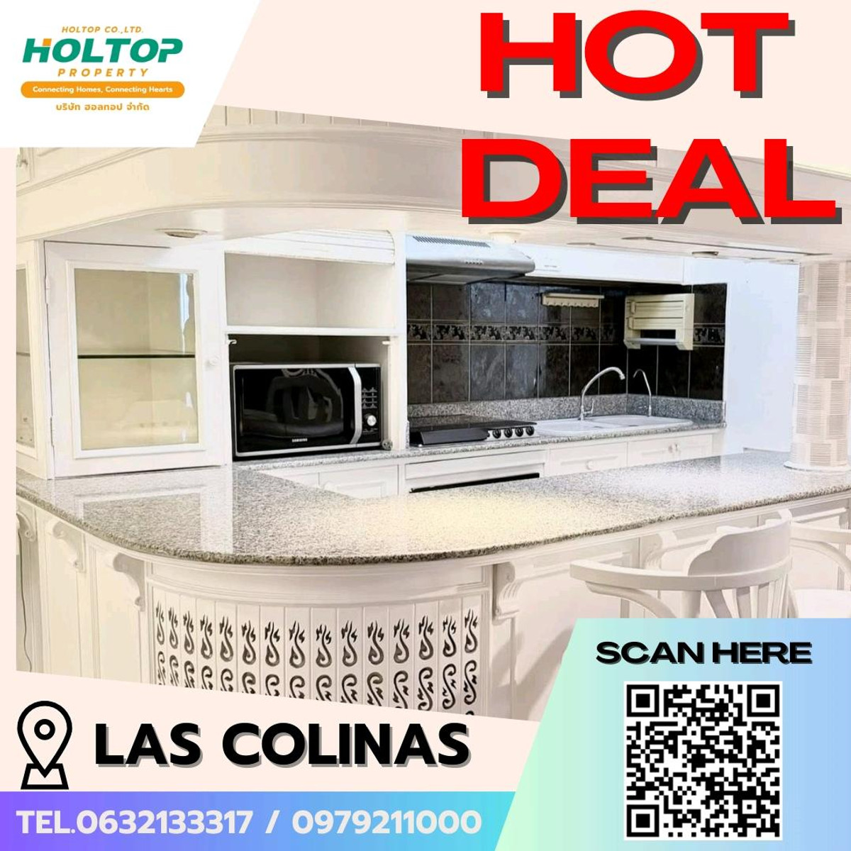 ให้เช่าคอนโดสุขุมวิท อโศก ทองหล่อ : #E128 🎉170369 ให้เช่าคอนโด Las Colinas