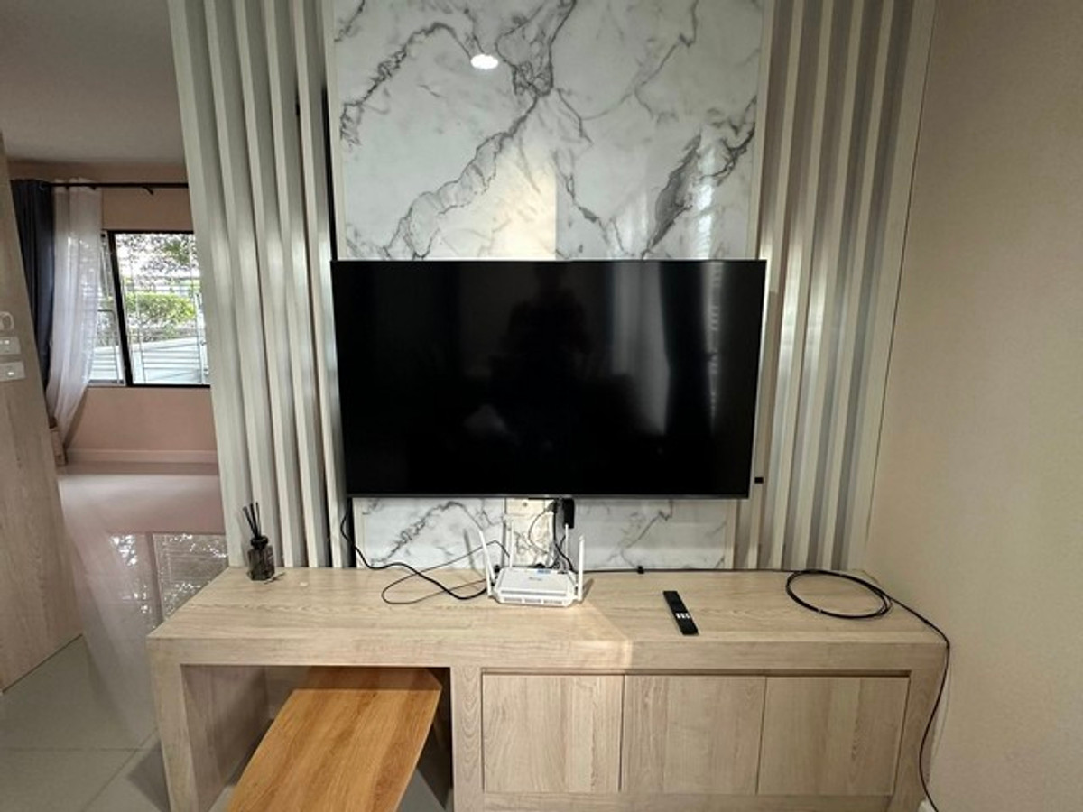 For RentHouseBangna, Bearing, Lasalle : HR3323 Single house for rent, decorated in modern style, Areeya Como Village, Bangna, new condition, beautifully decorated, premium level.