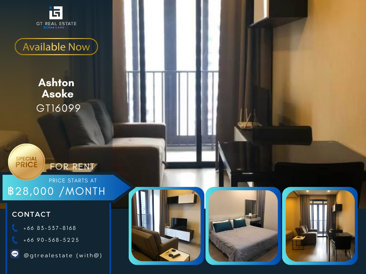 For RentCondoSukhumvit, Asoke, Thonglor : ✨ GT16099 | Ashton Asoke | For rent | Good Price