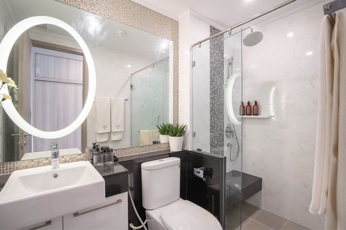 For RentCondoSukhumvit, Asoke, Thonglor : For rent Supalai Oriental Sukhumvit 39, very beautiful room! 2 bedrooms, 72.5 sq m., high floor, good view.