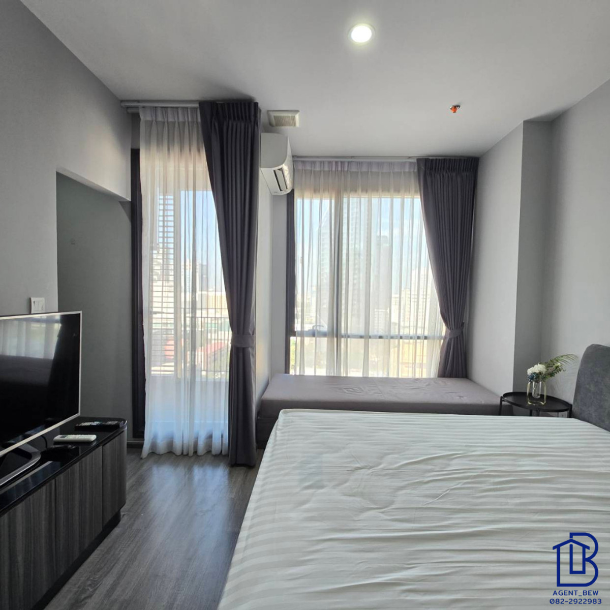 ให้เช่าคอนโดราชเทวี พญาไท : ✅Available 10 April 2026✅IDEO MOBI RANGNAM Studio 30 sqm 17,000 THB per month