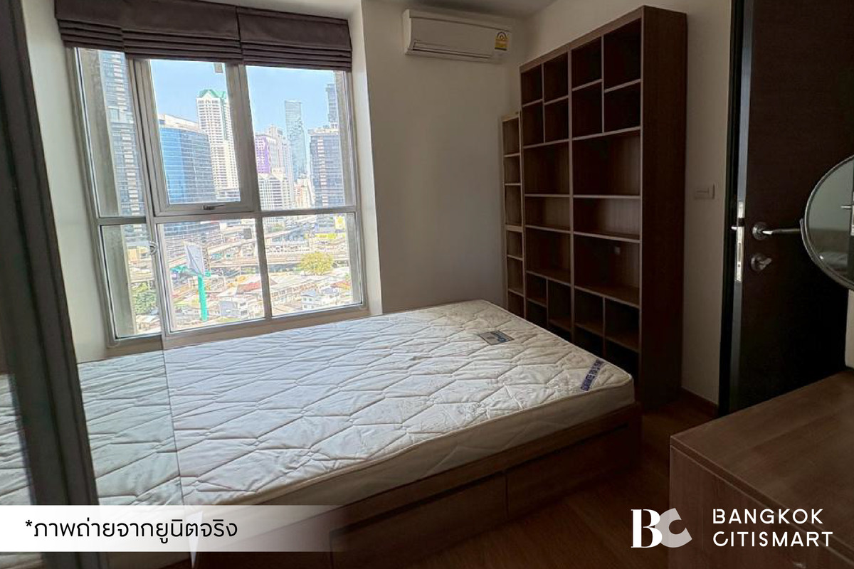 ให้เช่าคอนโดสาทร นราธิวาส : 🔥 พร้อมเข้าอยู่ RHYTHM Sathorn (1 ห้องนอน 35.28 sq.m.) ค่าเช่ารวม internet + ที่จอดรถ สนใจ : 0889834083 (Bing)