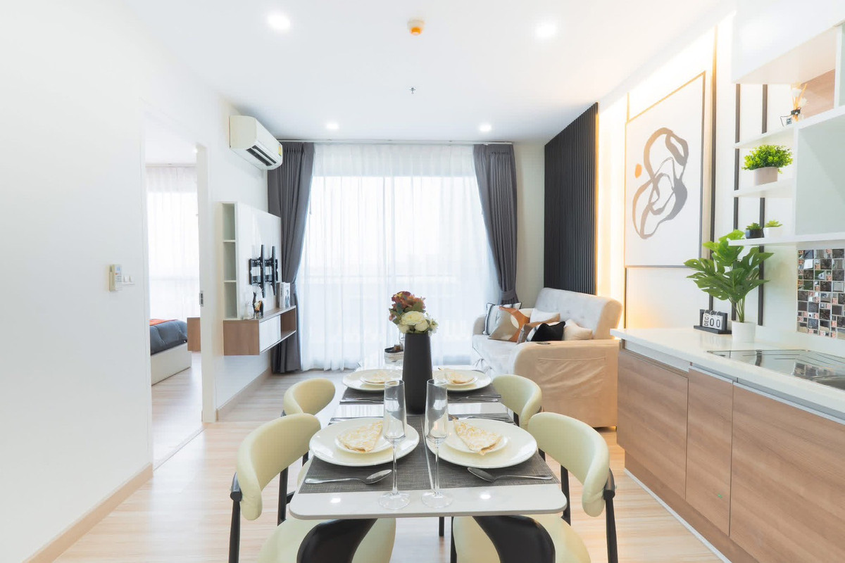 For SaleCondoRattanathibet, Sanambinna : Condo Rattanathibet - #Khae Rai || ✨Large room 30 sq m. || 🚝 Walk 300 meters to #MRT Bang Kraso ||💵 Installments only 30 baht.