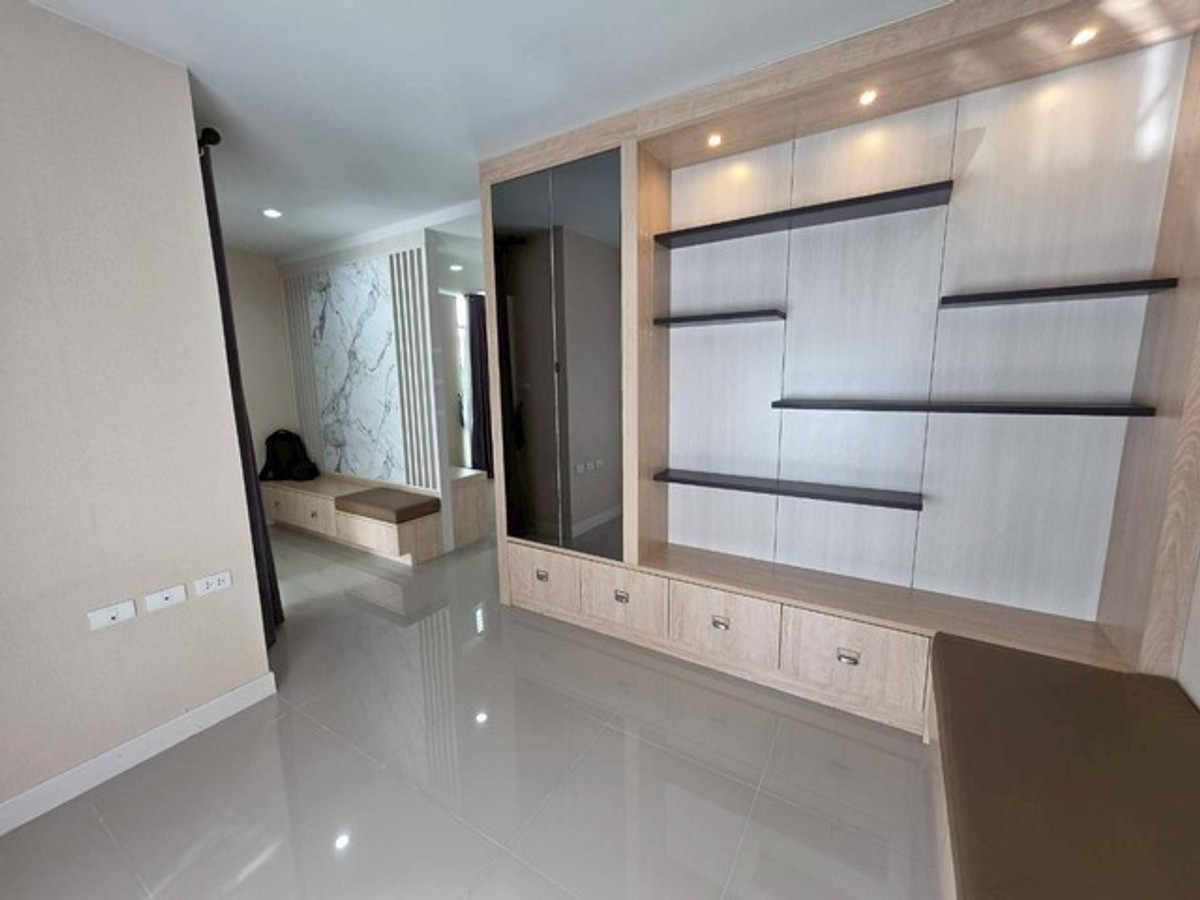 For RentHouseBangna, Bearing, Lasalle : HR3323 Single house for rent, decorated in modern style, Areeya Como Village, Bangna, new condition, beautifully decorated, premium level.