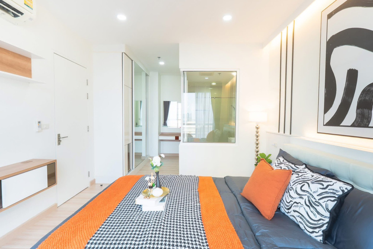 For SaleCondoRattanathibet, Sanambinna : Condo Rattanathibet - #Khae Rai || ✨Large room 30 sq m. || 🚝 Walk 300 meters to #MRT Bang Kraso ||💵 Installments only 30 baht.