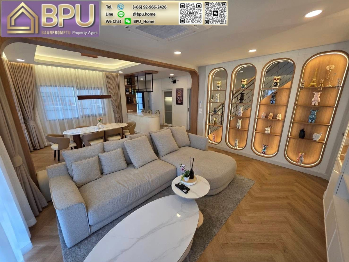 For RentHouseBangna, Bearing, Lasalle : ** 4 Bedrooms Single House for Rent ** Centro Bangna Near Mega Bangna (New Project Phase 2)