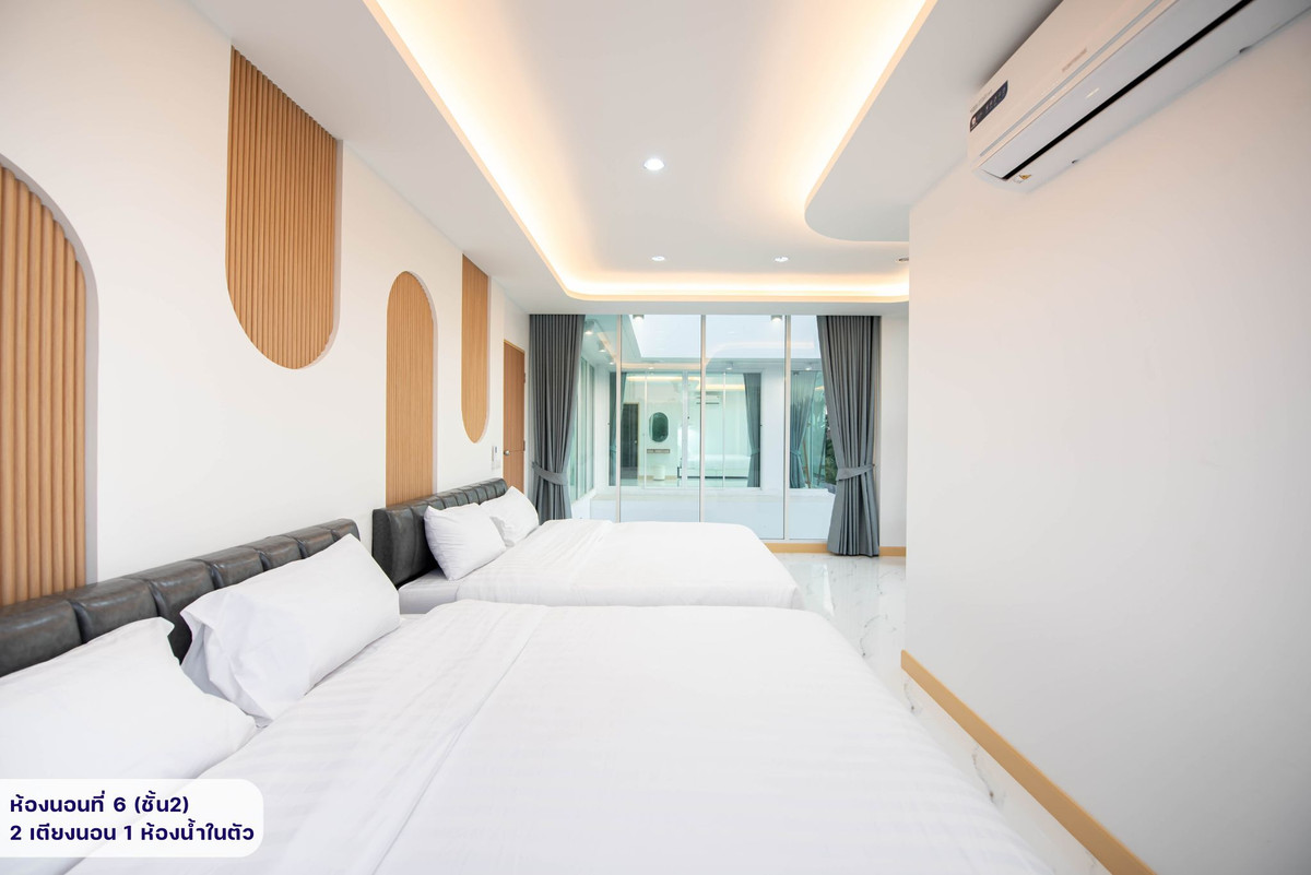 For SaleHousePattaya, Bangsaen, Chonburi : Detached House Celuna Pool Villa Na Jomtien / 6 Bedrooms (FOR SALE) AM086