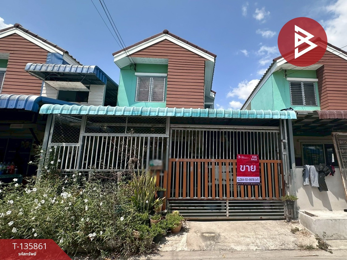 For SaleHousePattaya, Bangsaen, Chonburi : Single house for sale Eua-Athorn Village, Ban Bueng 2, Chonburi