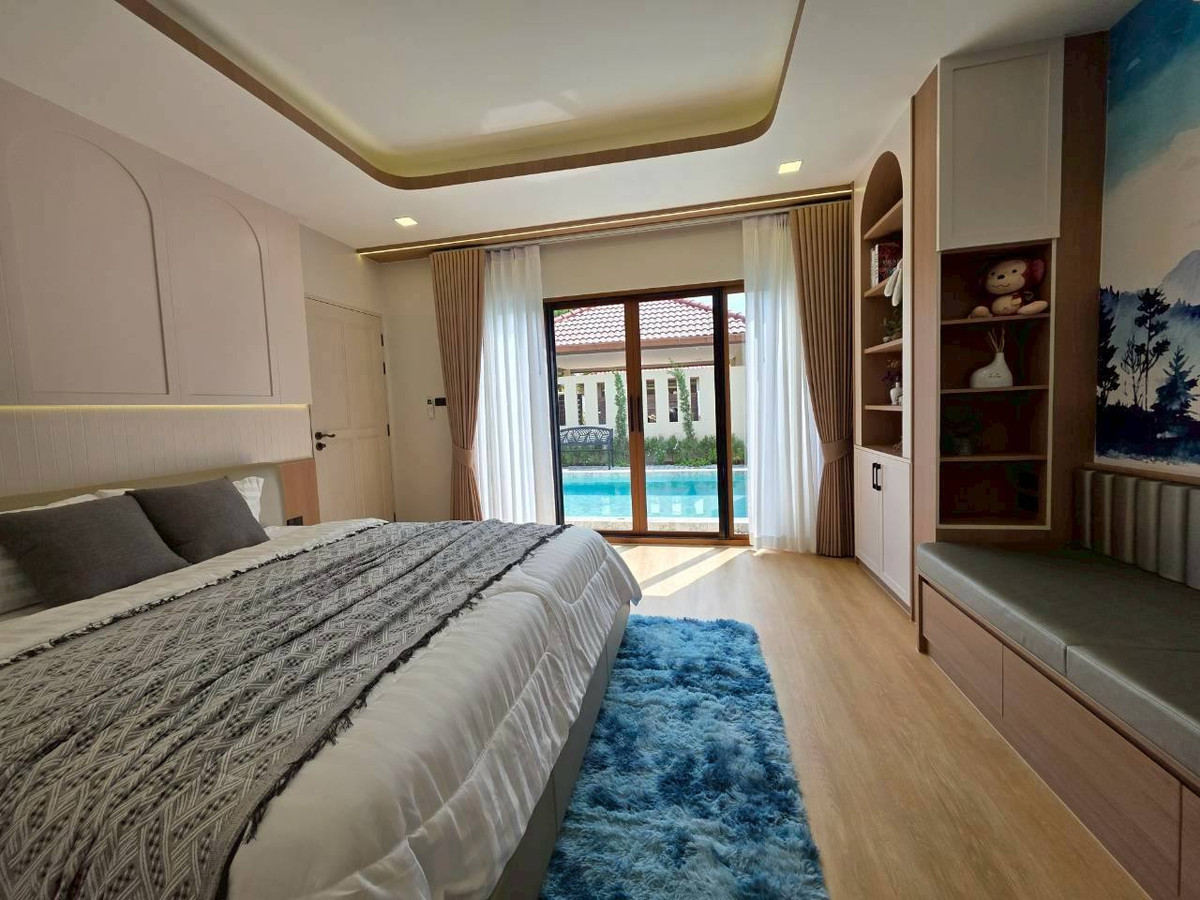 For RentHousePattaya, Bangsaen, Chonburi : 🔥 Luxury Pool Villa for Rent in Huay Yai | Balina 3 | 4 Bedrooms | Private Pool | 120,000 THB/Month 🔥