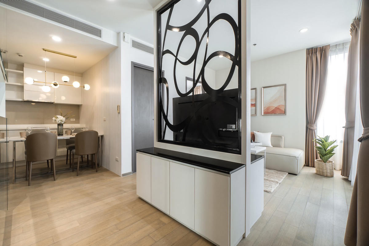 For RentCondoRatchathewi,Phayathai : ★ Pyne By Sansiri ★ 68 sq m., 35th floor (2 bedroom, 2 bathroom), ★ near BTS Ratchathewi ★ near Siam Center, Siam Square, Siam Paragon ★ many amenities ★ complete electrical appliances ★