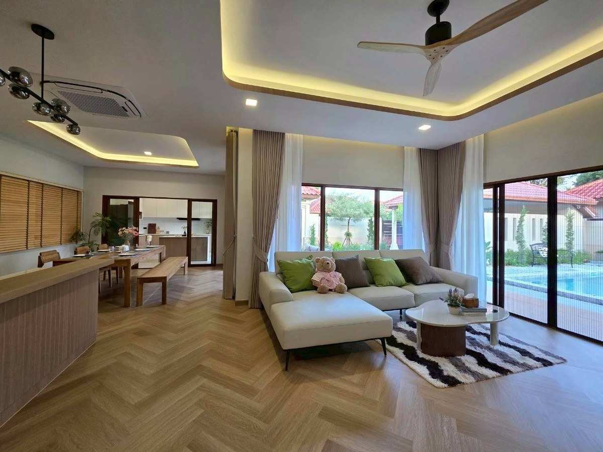 For RentHousePattaya, Bangsaen, Chonburi : 🔥 Luxury Pool Villa for Rent in Huay Yai | Balina 3 | 4 Bedrooms | Private Pool | 120,000 THB/Month 🔥