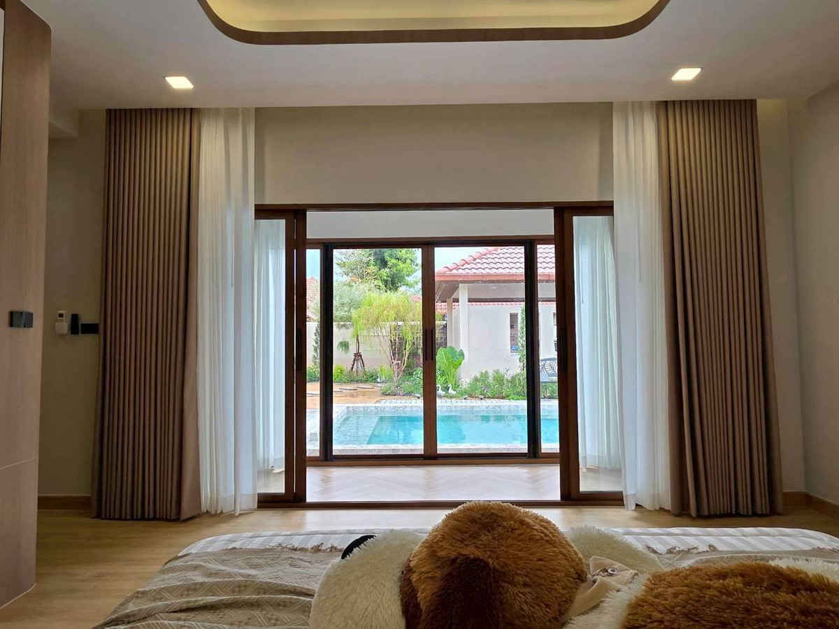 For RentHousePattaya, Bangsaen, Chonburi : 🔥 Luxury Pool Villa for Rent in Huay Yai | Balina 3 | 4 Bedrooms | Private Pool | 120,000 THB/Month 🔥