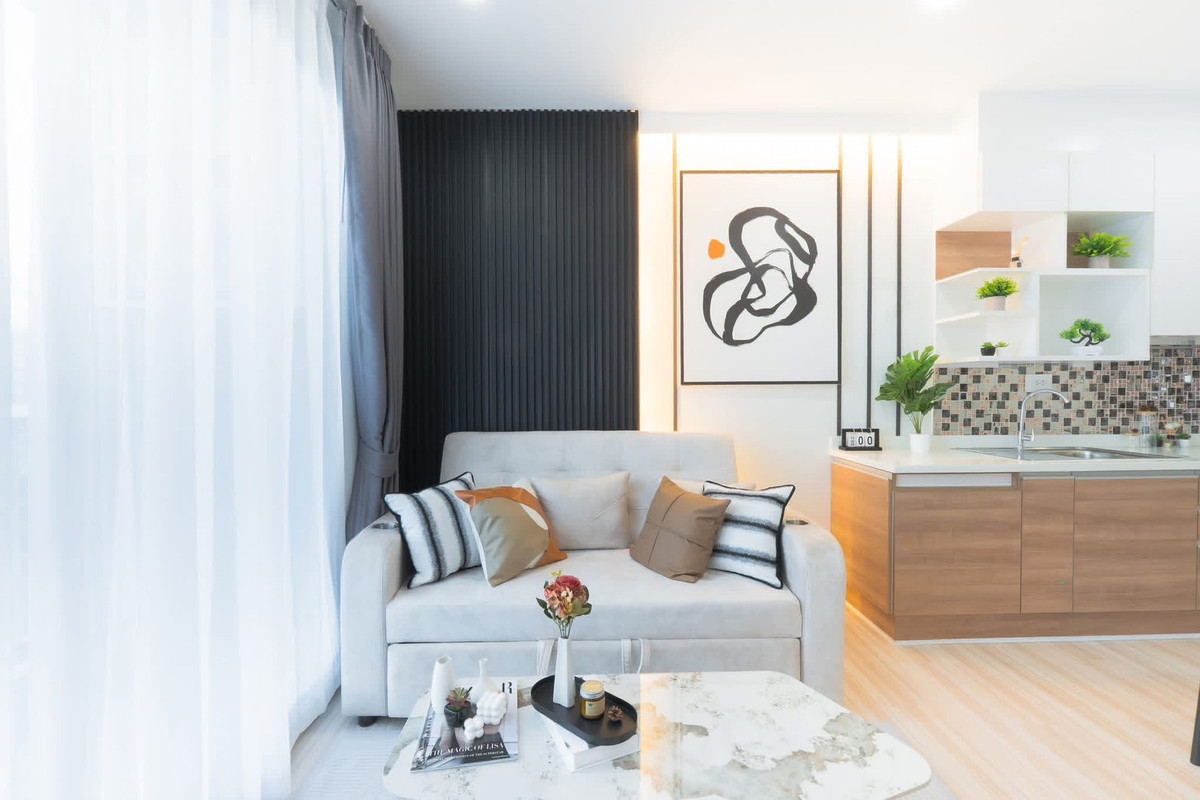 For SaleCondoRattanathibet, Sanambinna : Condo Rattanathibet - #Khae Rai || ✨Large room 30 sq m. || 🚝 Walk 300 meters to #MRT Bang Kraso ||💵 Installments only 30 baht.