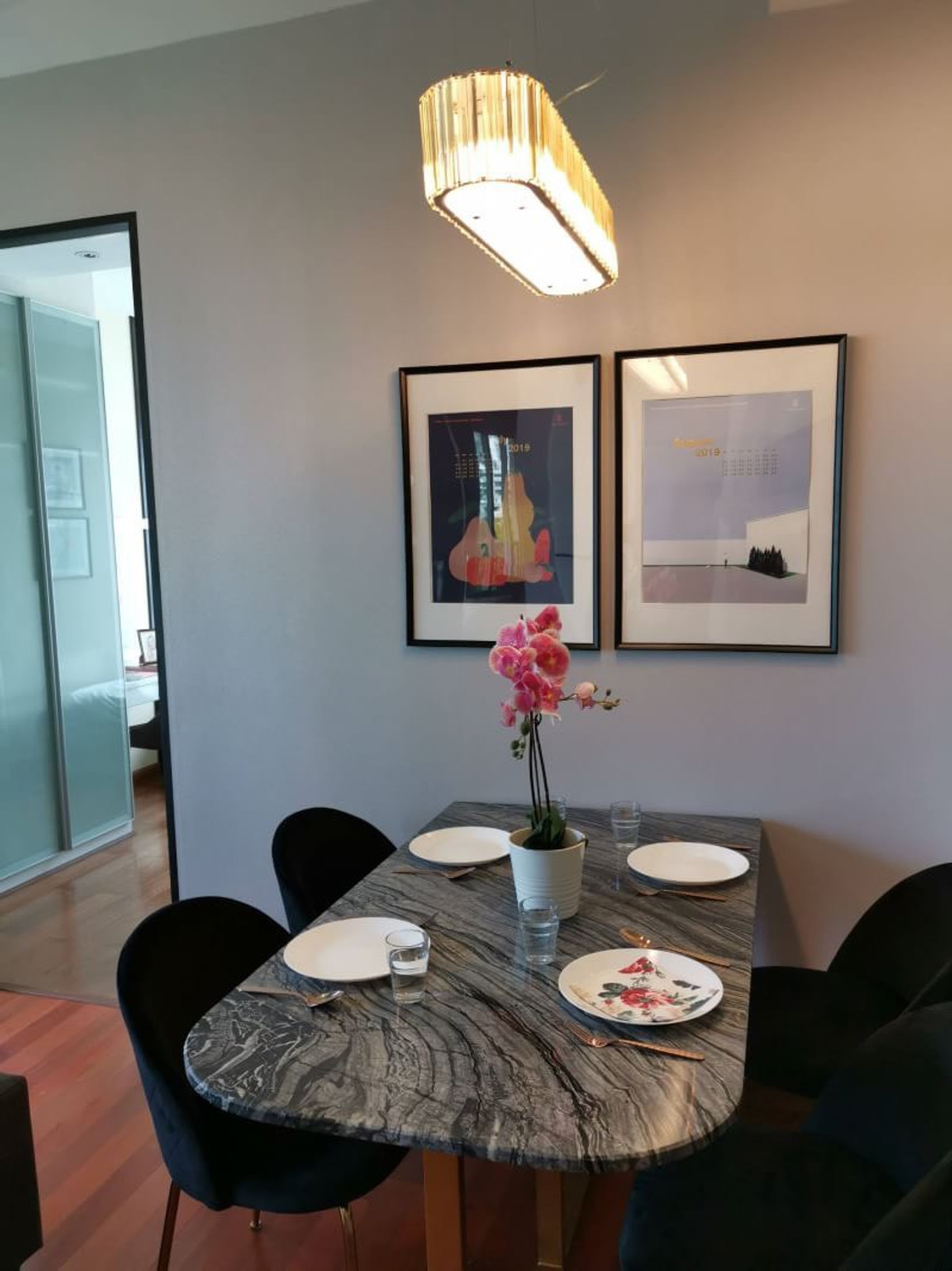 For RentCondoWitthayu, Chidlom, Langsuan, Ploenchit : !! Beautiful room for rent, Condo The Address Chidlom, near BTS Chidlom.