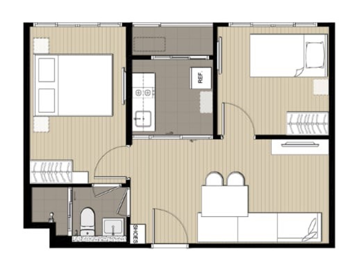 For SaleCondoKasetsart, Ratchayothin : Elio Del Moss Phaholyothin 34 / 2 Bedrooms (FOR SALE), Elio Del Moss Phaholyothin 34 / 2 Bedrooms (For Sale) JSMN069