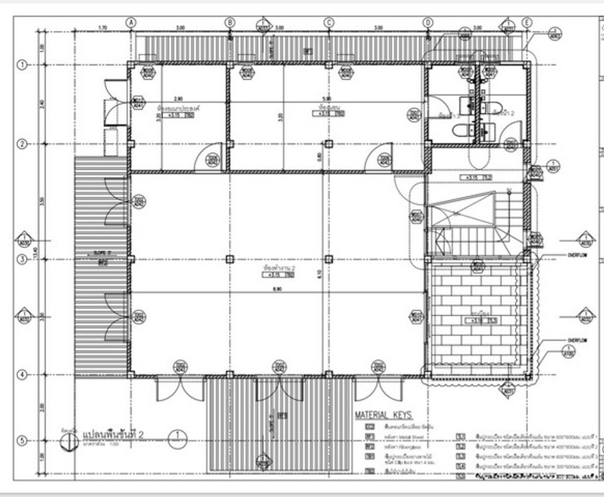 For RentHouseChokchai 4, Ladprao 71, Ladprao 48, : HR3327 Home Office for rent, completely renovated, Chokchai 4, wide area 70 sq m, parking for up to 7 cars, company registration possible.