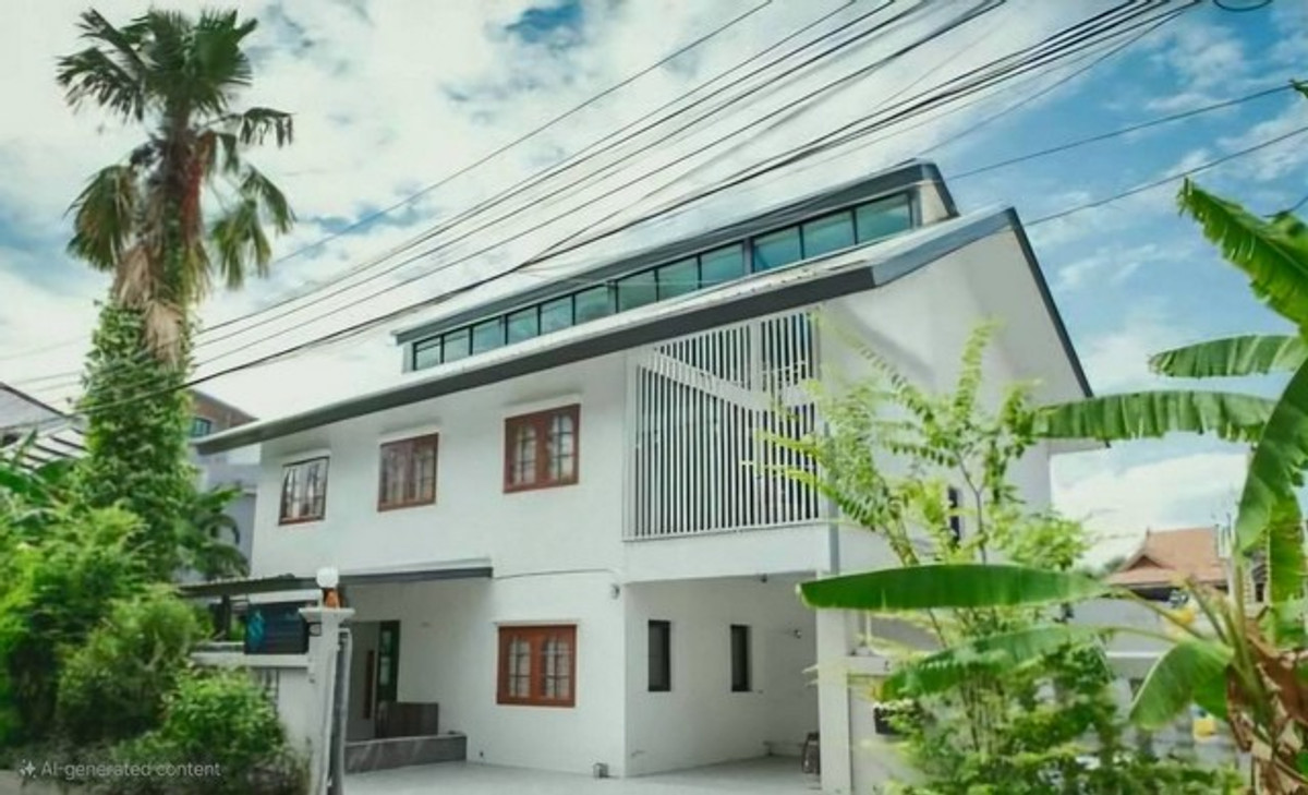 For RentHouseChokchai 4, Ladprao 71, Ladprao 48, : HR3327 Home Office for rent, completely renovated, Chokchai 4, wide area 70 sq m, parking for up to 7 cars, company registration possible.