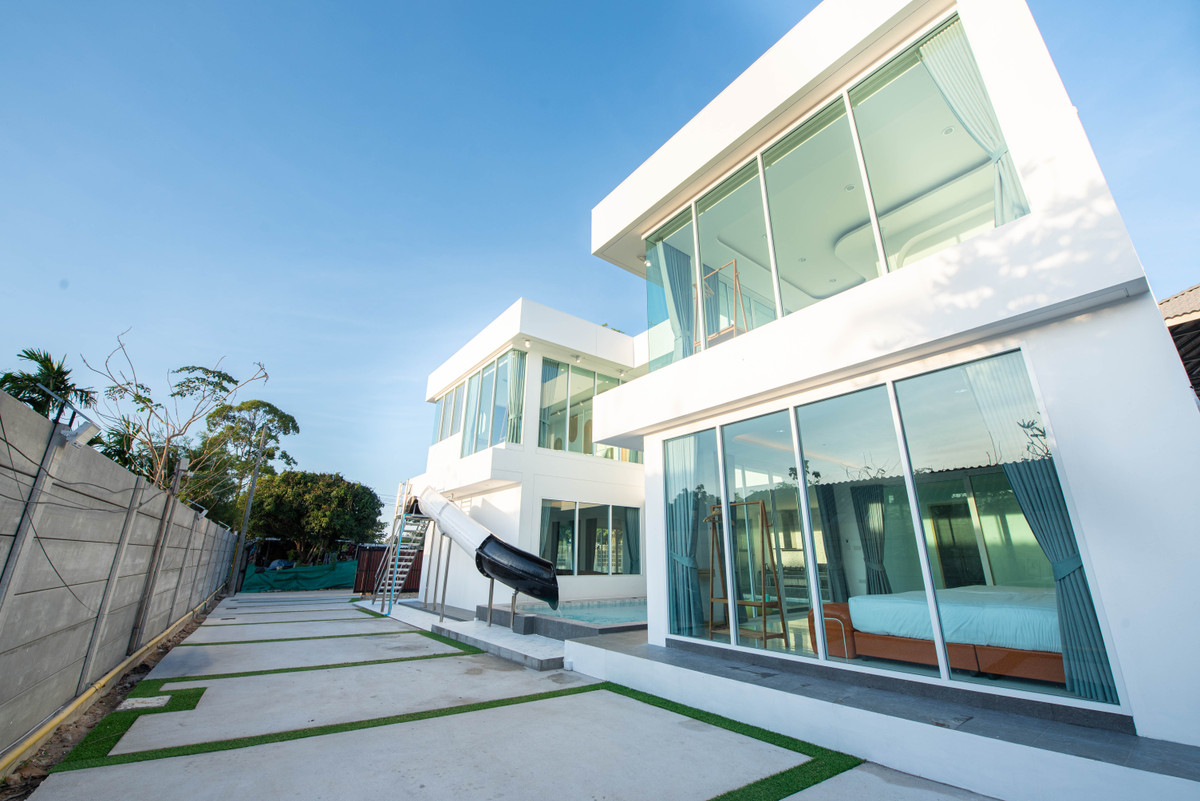 For SaleHousePattaya, Bangsaen, Chonburi : Detached House Celuna Pool Villa Na Jomtien / 6 Bedrooms (FOR SALE) AM086