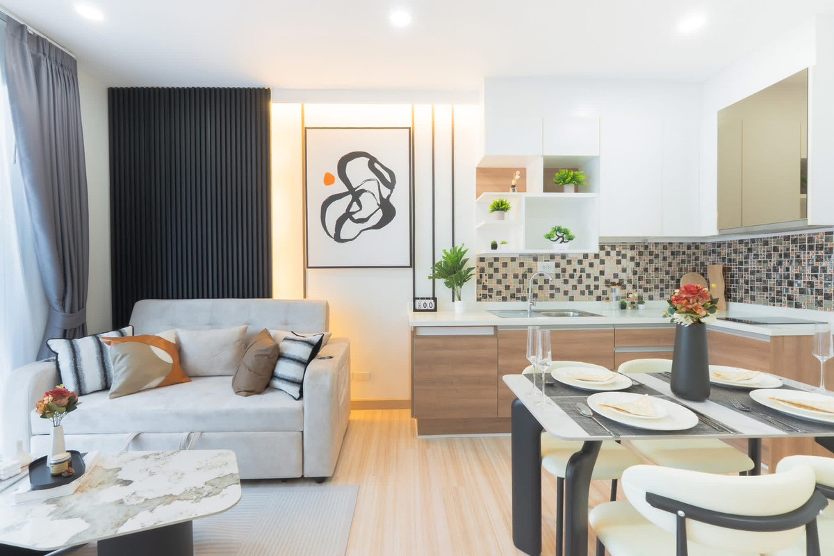 For SaleCondoRattanathibet, Sanambinna : Condo Rattanathibet - #Khae Rai || ✨Large room 30 sq m. || 🚝 Walk 300 meters to #MRT Bang Kraso ||💵 Installments only 30 baht.