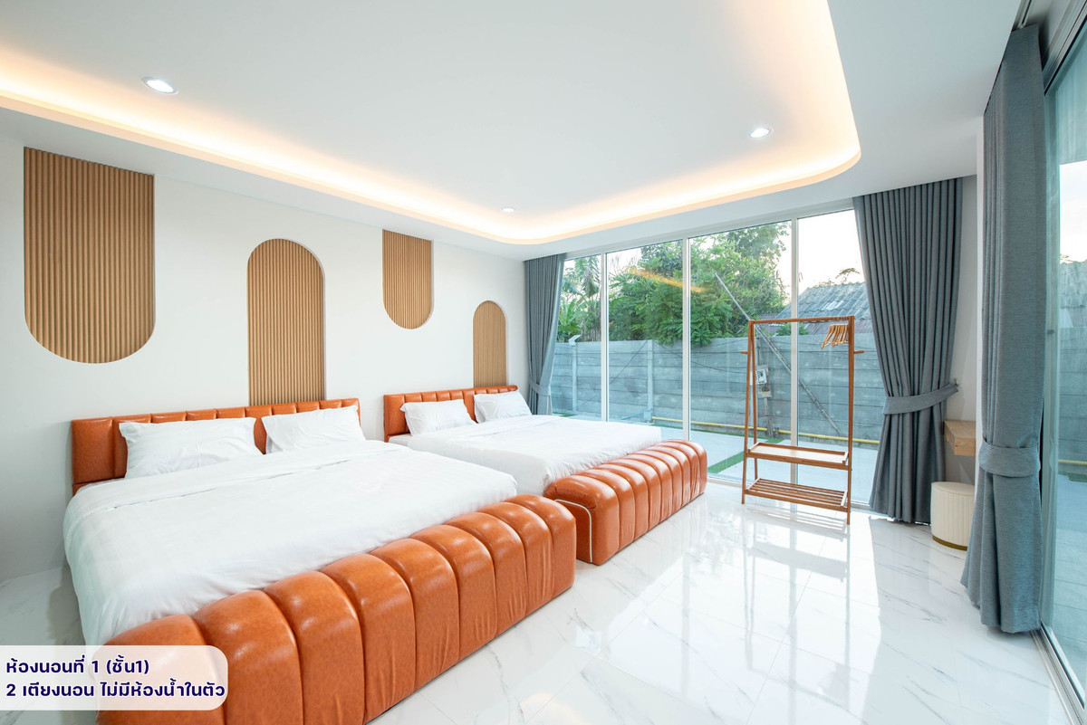 For SaleHousePattaya, Bangsaen, Chonburi : Detached House Celuna Pool Villa Na Jomtien / 6 Bedrooms (FOR SALE) AM086