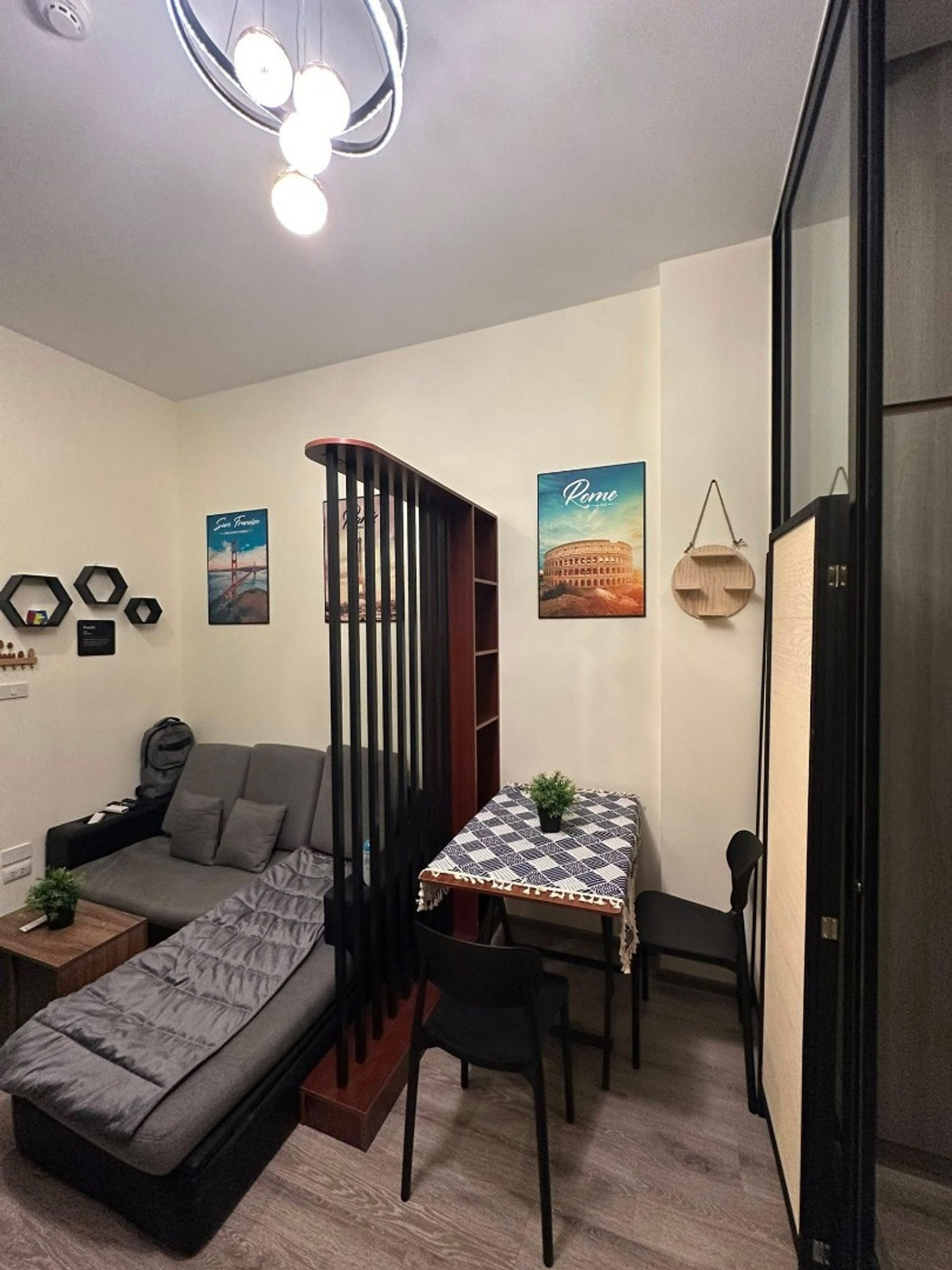 For SaleCondoOnnut, Udomsuk : 🏙️ KnightsBridge Prime Onnut | 1 Bedroom, High Floor, Chao Phraya River Curve View Price 4.70 MB 📞 065-626-5636 (Kie)