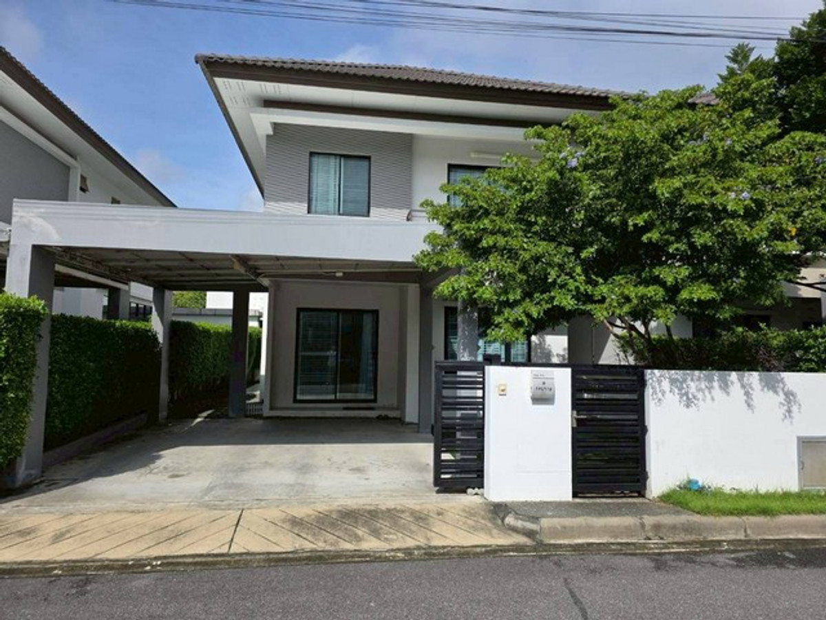 For RentHouseBangna, Bearing, Lasalle : HR3323 Single house for rent, decorated in modern style, Areeya Como Village, Bangna, new condition, beautifully decorated, premium level.