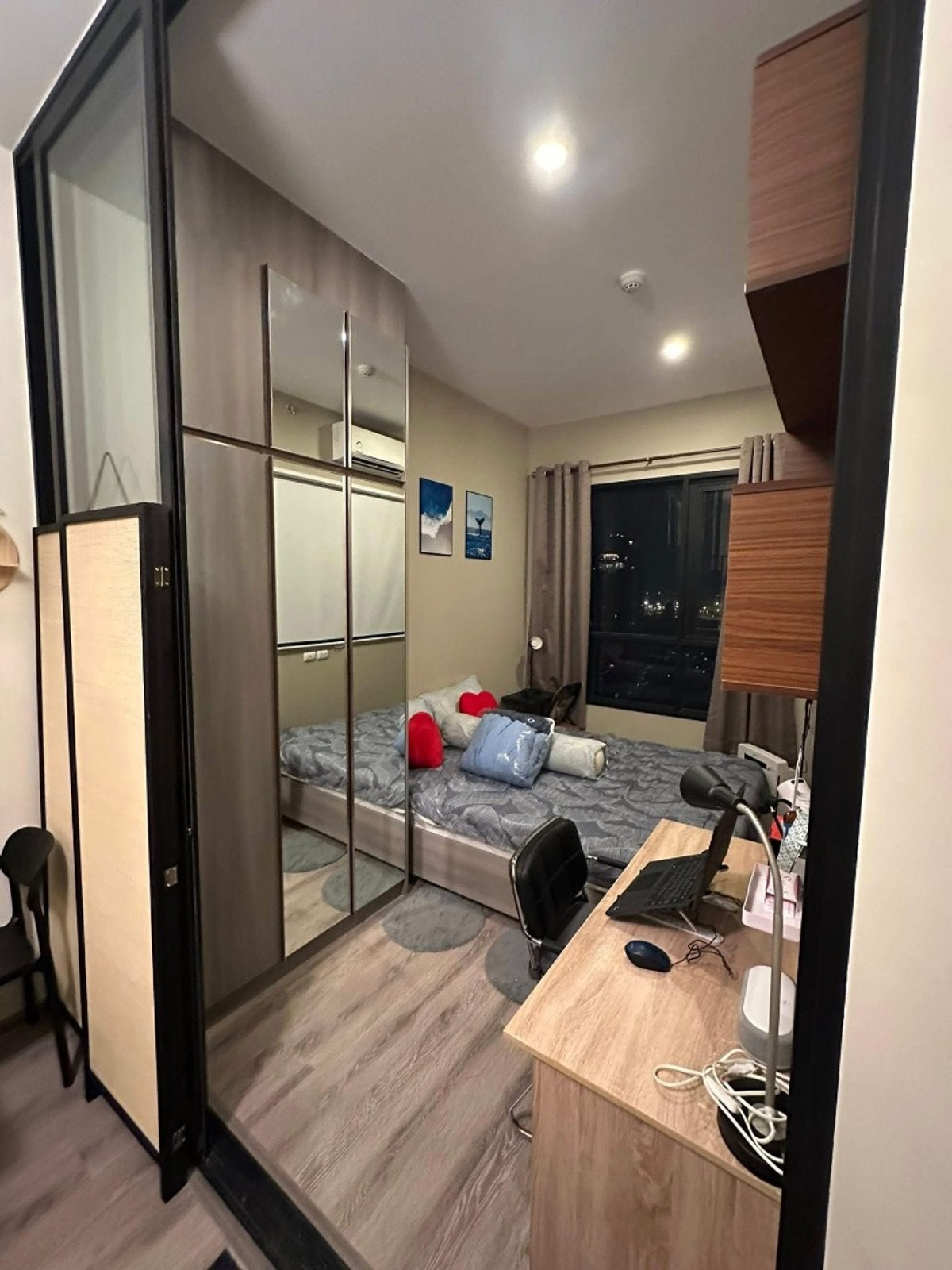 For SaleCondoOnnut, Udomsuk : 🏙️ KnightsBridge Prime Onnut | 1 Bedroom, High Floor, Chao Phraya River Curve View Price 4.70 MB 📞 065-626-5636 (Kie)