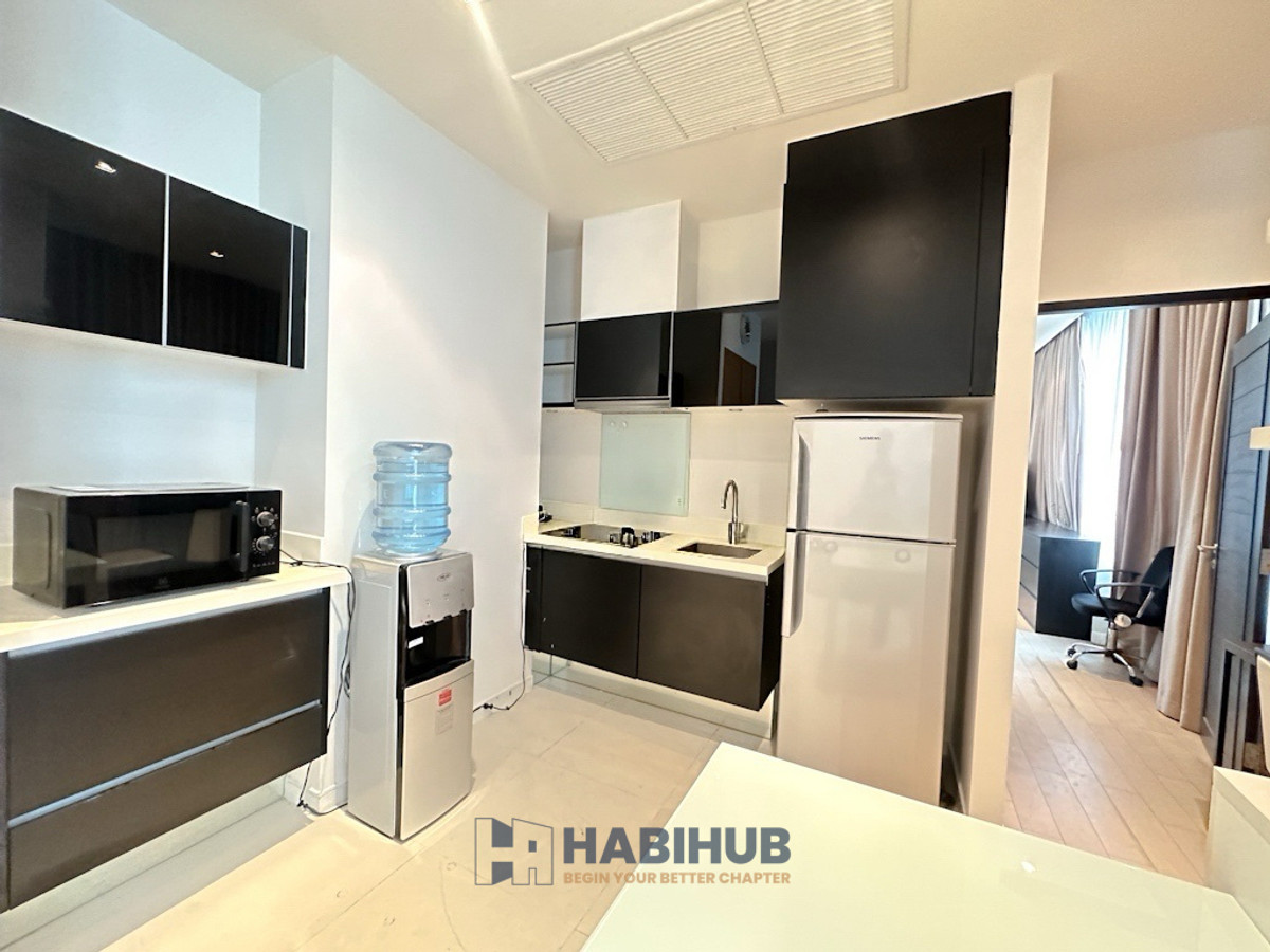 For SaleCondoSukhumvit, Asoke, Thonglor : ✨Eight Thonglor Residence (Eight Thonglor Residence) | 1 bedroom, beautiful view, corner room (for sale) / HBH-HL-75