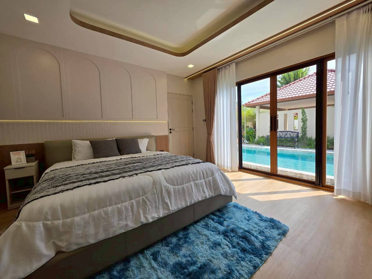 For RentHousePattaya, Bangsaen, Chonburi : 🔥 Luxury Pool Villa for Rent in Huay Yai | Balina 3 | 4 Bedrooms | Private Pool | 120,000 THB/Month 🔥