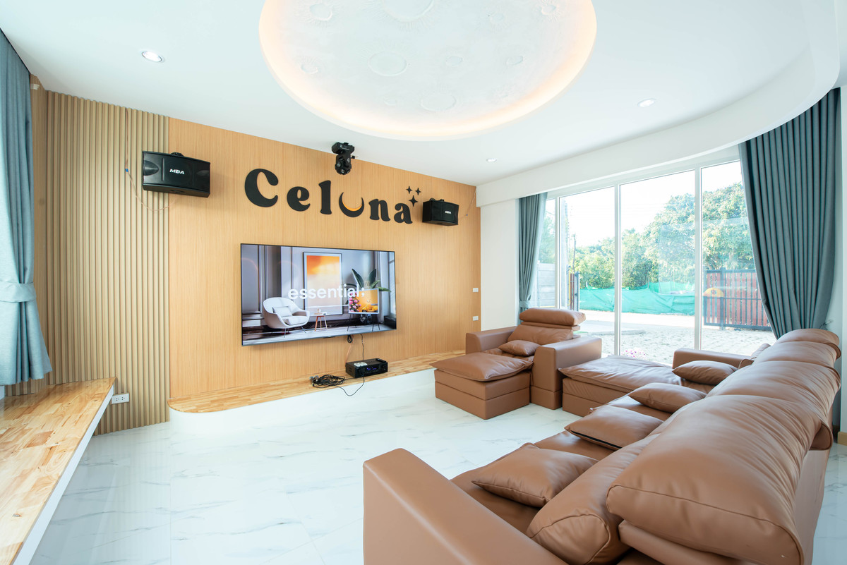 For SaleHousePattaya, Bangsaen, Chonburi : Detached House Celuna Pool Villa Na Jomtien / 6 Bedrooms (FOR SALE) AM086