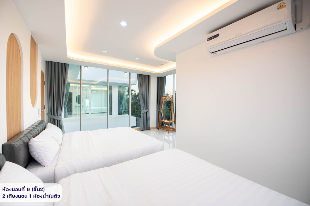 For SaleHousePattaya, Bangsaen, Chonburi : Detached House Celuna Pool Villa Na Jomtien / 6 Bedrooms (FOR SALE) AM086