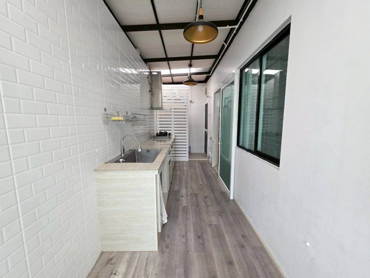 For RentHouseBangna, Bearing, Lasalle : HR3323 Single house for rent, decorated in modern style, Areeya Como Village, Bangna, new condition, beautifully decorated, premium level.