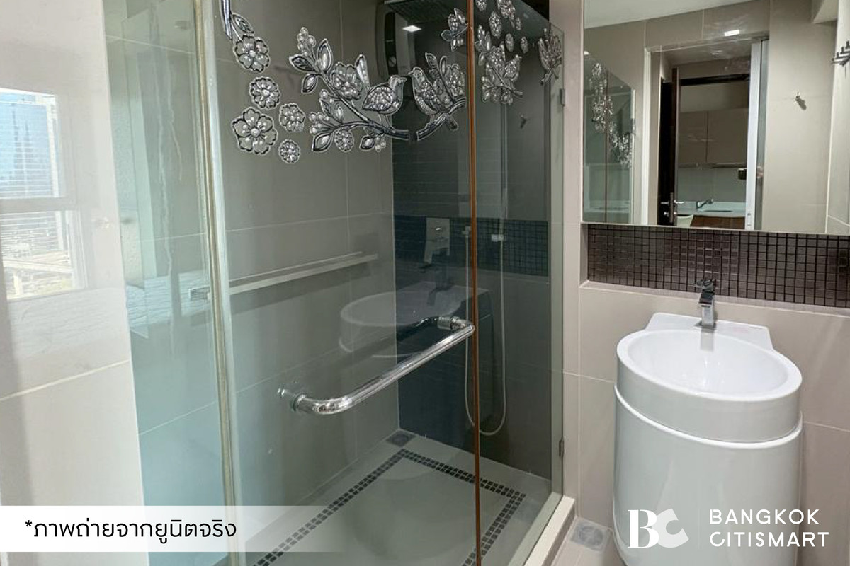 ให้เช่าคอนโดสาทร นราธิวาส : 🔥 พร้อมเข้าอยู่ RHYTHM Sathorn (1 ห้องนอน 35.28 sq.m.) ค่าเช่ารวม internet + ที่จอดรถ สนใจ : 0889834083 (Bing)