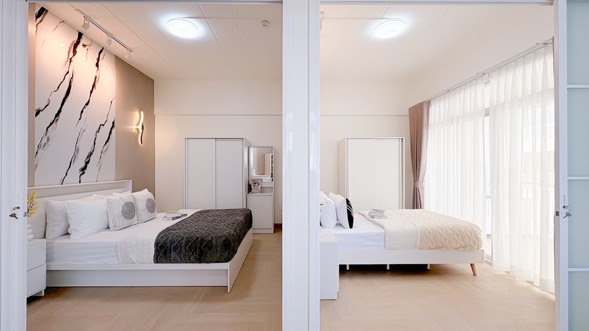 ขายคอนโดรามคำแหง หัวหมาก : หิ้วกระเป๋าใบเดียว เข้าอยู่ได้เลย👜✨ ห้องแต่งใหม่ พร้อมเฟอร์นิเจอร์ยกเซ็ท⛲️🛋️🧸