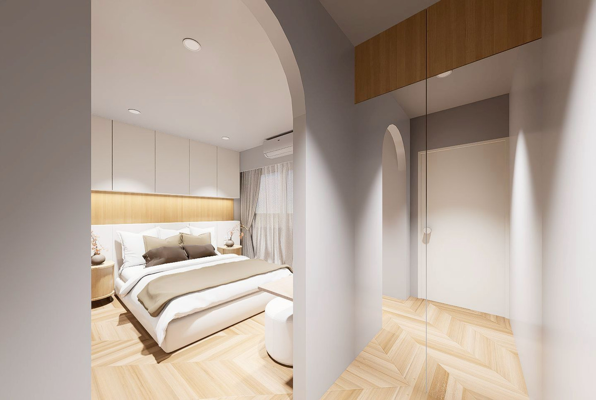 For SaleCondoPattanakan, Srinakarin : Introducing a new model, size 67 sq m, close to the BTS only 150 meters, 2 bedroom, 1 bathroom condo.