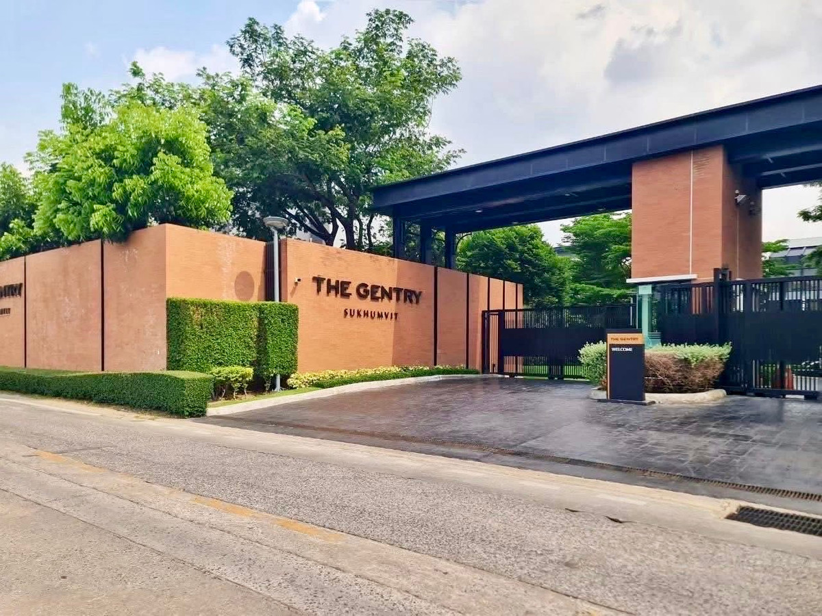 For RentHouseOnnut, Udomsuk : House with Land The Gentry Sukhumvit 101 / 3 bedrooms (for rent), House with Land The Gentry Sukhumvit 101 / 3 Bedrooms (FOR RENT) GNG004