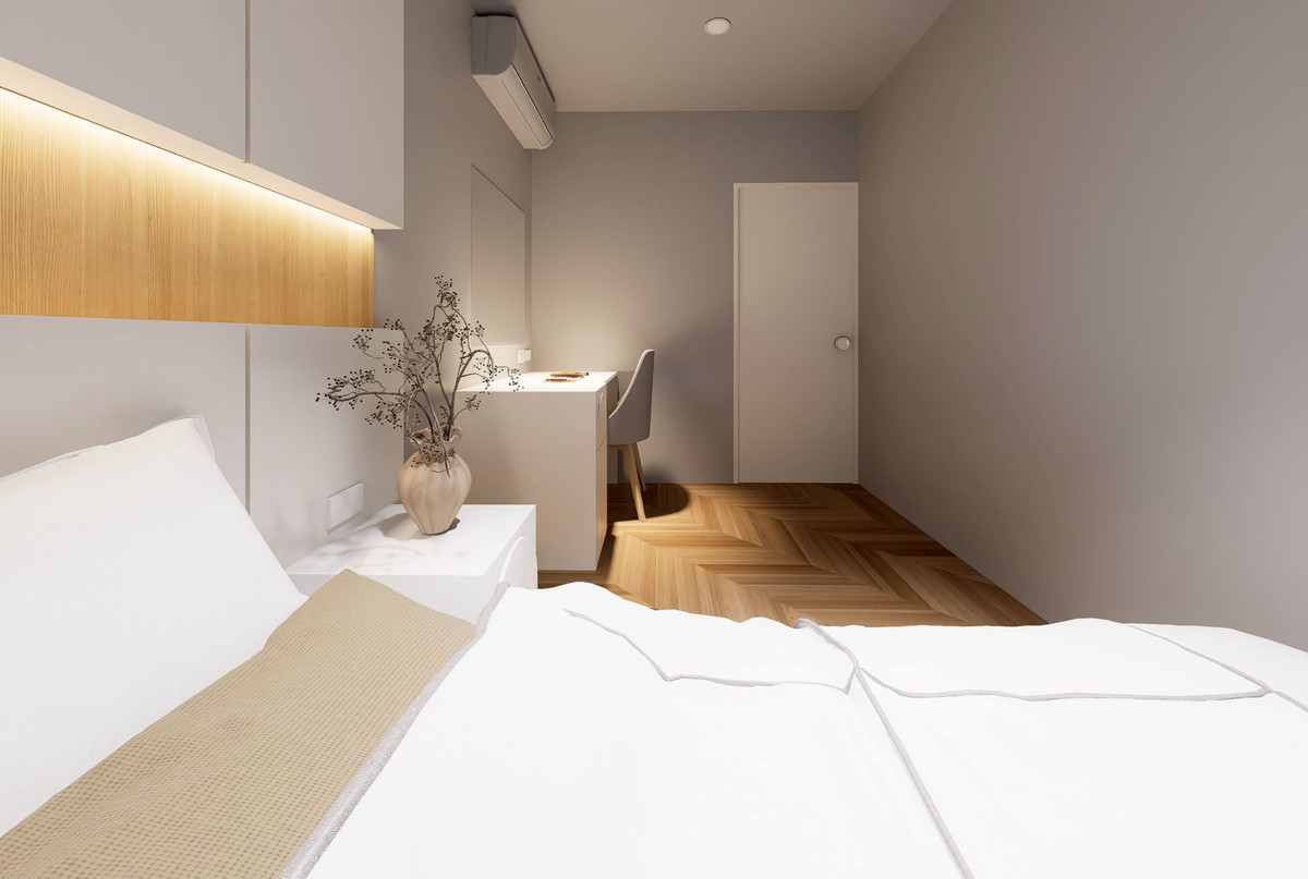 For SaleCondoPattanakan, Srinakarin : Introducing a new model, size 67 sq m, close to the BTS only 150 meters, 2 bedroom, 1 bathroom condo.