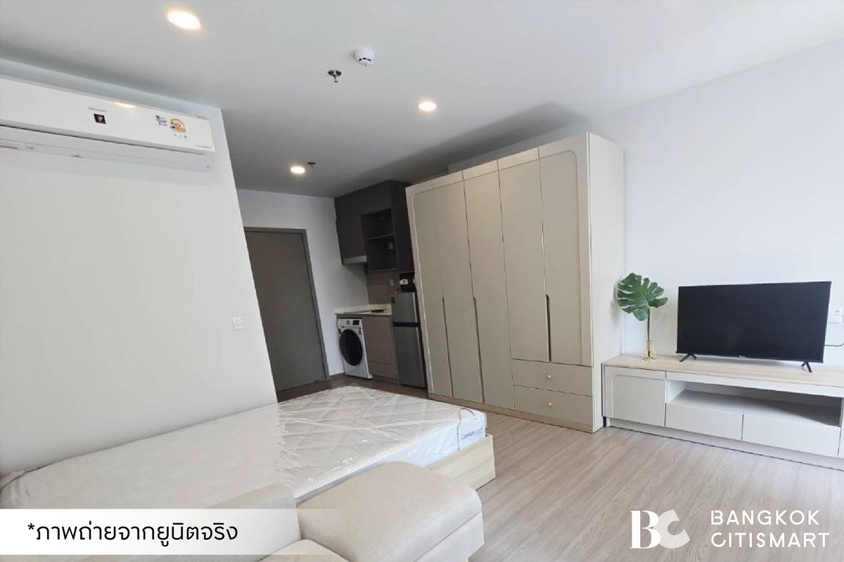 For RentCondoKhlongtoei, Kluaynamthai : 🔥 Ready to move in Aspire Sukhumvit-Rama 4 (Studio room 26.5 sq.m.) complete furniture + electrical appliances, ready to move in. Interested: 0889834083 (Bing)