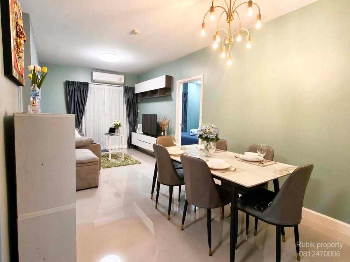 CondoRama9, Petchburi, RCA : 🏙 **Condo for sale/rent Supalai Veranda Rama 9** RB1788, beautiful room, well decorated, swimming pool view. Ready to move in immediately.