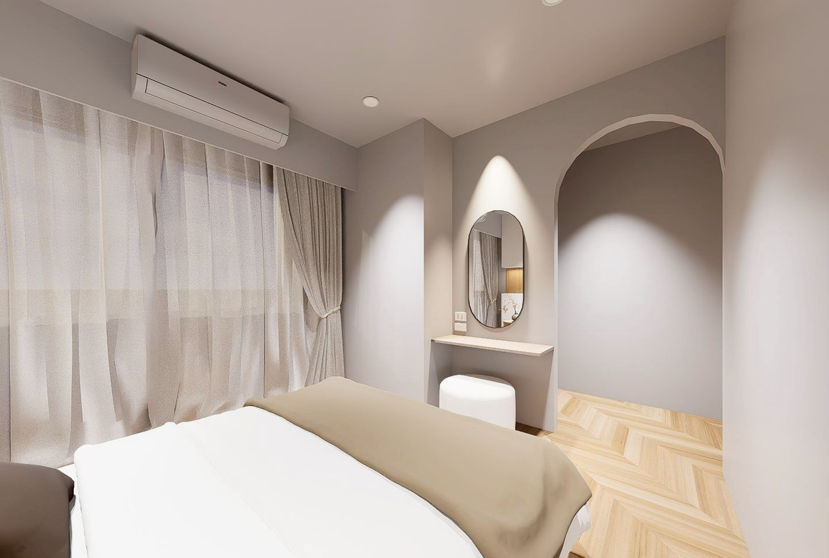 For SaleCondoPattanakan, Srinakarin : Introducing a new model, size 67 sq m, close to the BTS only 150 meters, 2 bedroom, 1 bathroom condo.