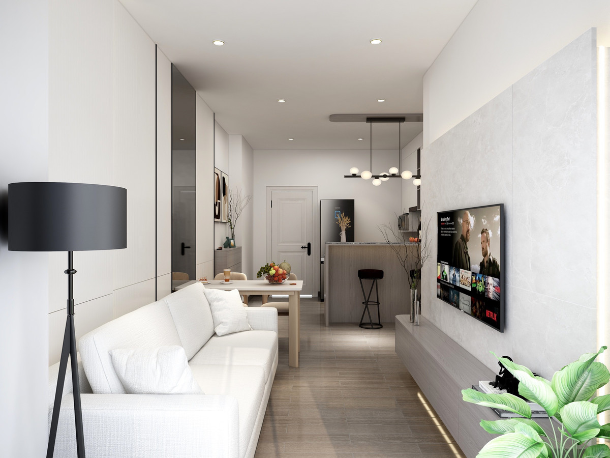 ขายคอนโดพัฒนาการ ศรีนครินทร์ : The four wing residence 66sqm