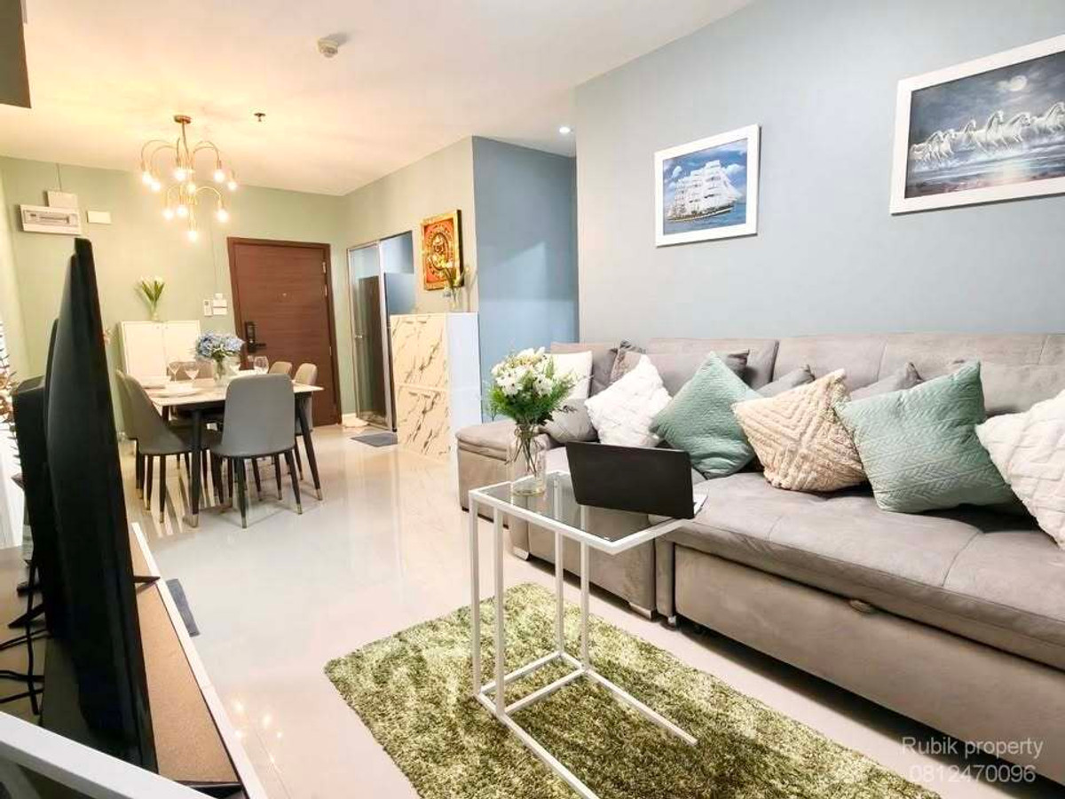 CondoRama9, Petchburi, RCA : 🏙 **Condo for sale/rent Supalai Veranda Rama 9** RB1788, beautiful room, well decorated, swimming pool view. Ready to move in immediately.