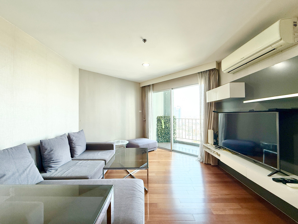 For RentCondoRama9, Petchburi, RCA : Cheap for rent 📌 Belle Grand rama 9, size 58 sq m, 2 bedrooms, 1 bathroom, 27,000 baht, beautiful room, high floor, Call 092-2462653 Donut