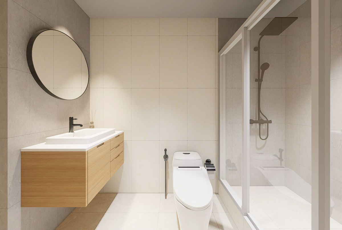 For SaleCondoPattanakan, Srinakarin : Introducing a new model, size 67 sq m, close to the BTS only 150 meters, 2 bedroom, 1 bathroom condo.