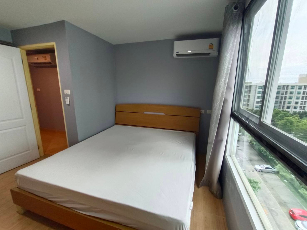 For RentCondoKaset Nawamin,Ladplakao : Room for rent, clean, cool breeze, unblocked view, Premsiri Boutique Park Condo, near BTS Kasetsart University Station and Sena Station.