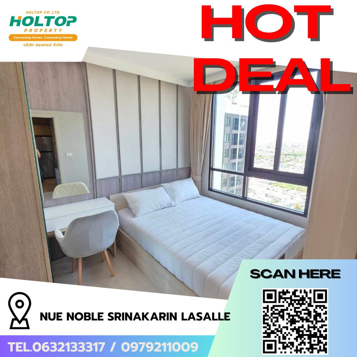 For RentCondoPattanakan, Srinakarin : #R9652  🎉 180369 Condo for rent: NUE Noble Srinakarin Lasalle