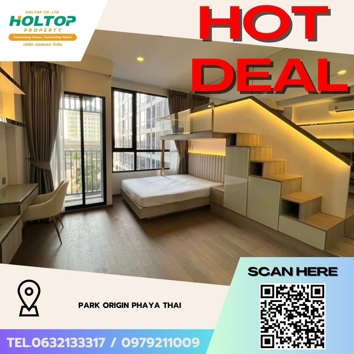 For RentCondoRatchathewi,Phayathai : #Z5043💥 180369 🔥Condo for rent Park Origin Phaya Thai