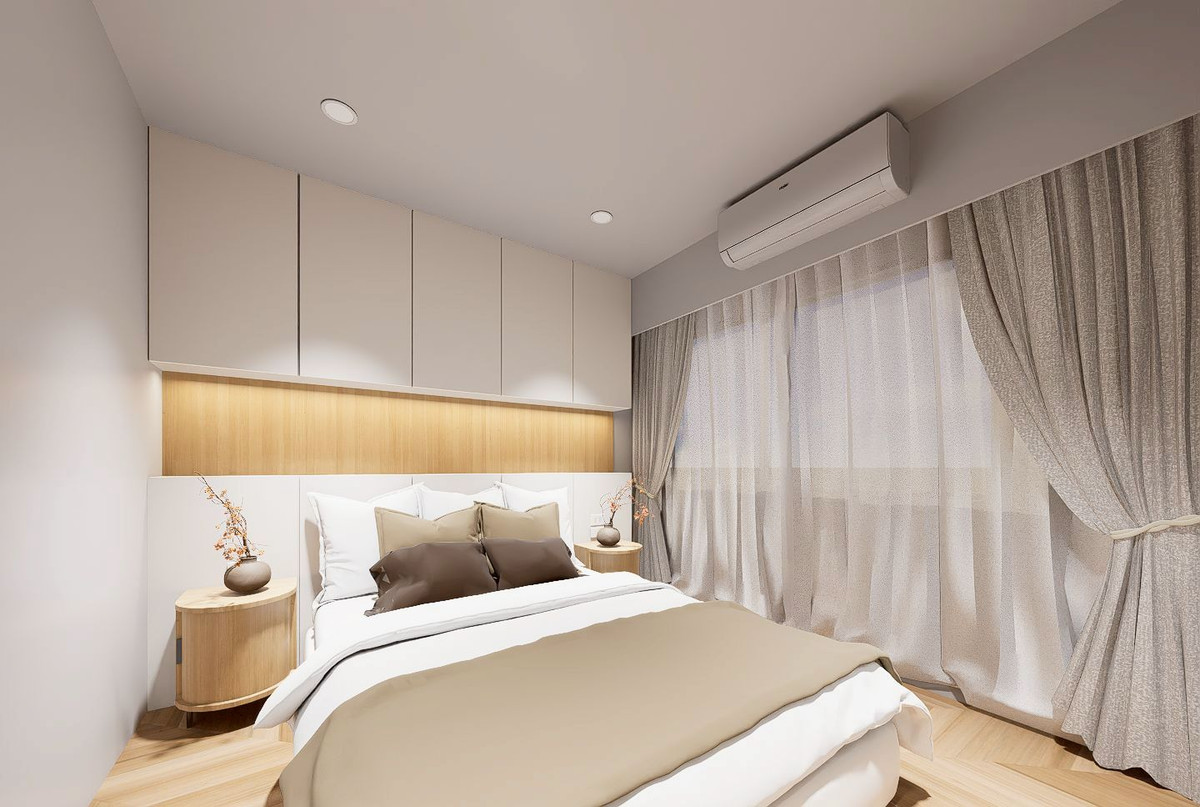 For SaleCondoPattanakan, Srinakarin : Introducing a new model, size 67 sq m, close to the BTS only 150 meters, 2 bedroom, 1 bathroom condo.